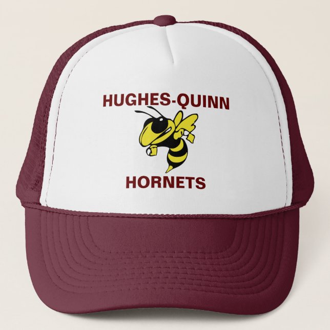 GORRA DE CAMIONERO HUGHES-QUINN HORNETS (Anverso)