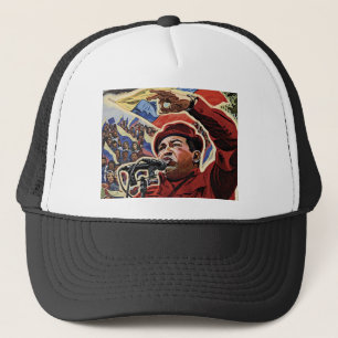 Gorra De Camionero Hugo Chávez - estilo de la Revolución Personalizad