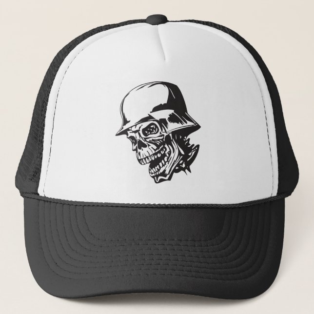 Gorra De Camionero Human Skull 145 (Anverso)