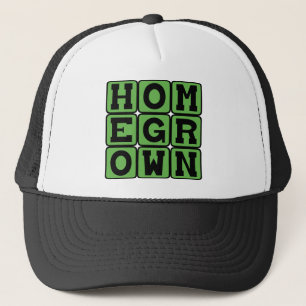 Gorra De Camionero Humana, jardín en casa