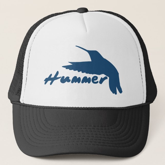 Gorra De Camionero Hummer Hummingbird divertido (Anverso)