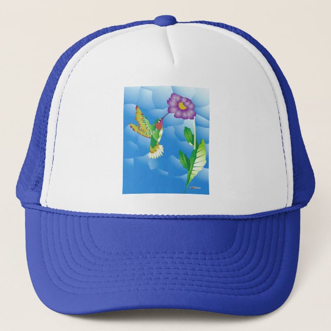 Gorra De Camionero Hummingbird: estilizado (Anverso)