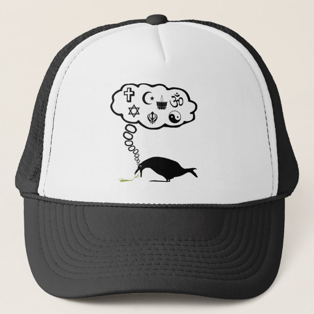 Gorra De Camionero Humor ateo (Anverso)