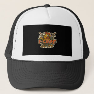 Gorra De Camionero Humor Cuervo Divertido F-Caw-F Gótico