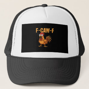 Gorra De Camionero Humor de Cuervo Divertido F-Caw-F Gótico