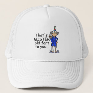 Gorra De Camionero Humor de cumpleaños de Mister Old Fart