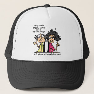 Gorra De Camionero Humor de la actitud de los maridos y de las esposa