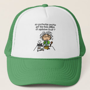 Gorra De Camionero Humor de personas analfabetas