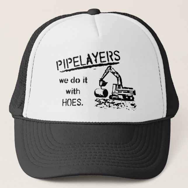 Gorra De Camionero Humor de Pipelayer (Anverso)