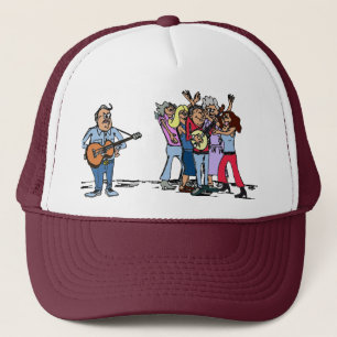 Gorra De Camionero Humor del banjo del Bluegrass