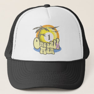 Gorra De Camionero Humor del superviviente del cáncer testicular