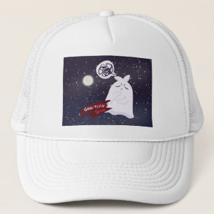Gorra De Camionero Humor Divertido de Halloween Fantasma Sobrepensant