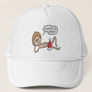 Gorra De Camionero Humor divertido de navidad en Santa's Here