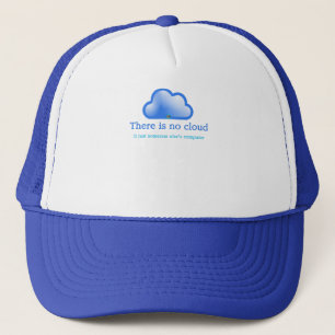 Gorra De Camionero Humor Divertido de Tecnología No Hay Nube Es Compu