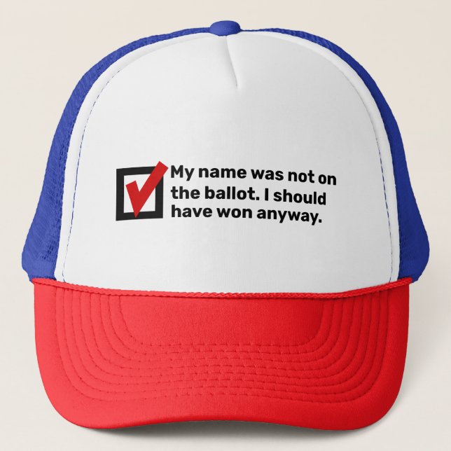 Gorra De Camionero Humor electoral 2024 (Anverso)