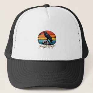 Gorra De Camionero Humor F-Caw-F Gótico Divertido Cuervo Esencial Ret