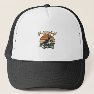 Gorra De Camionero Humor Gótico F Graznido F Gracioso Cuervo Estilo C