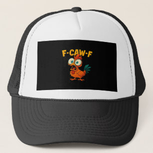 Gorra De Camionero Humor Gracioso Cuervo F-Caw-F Gótico