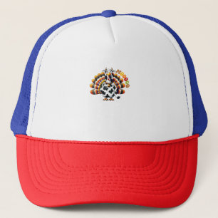 Gorra De Camionero Humor gracioso de Turquía para la vaca del día de 