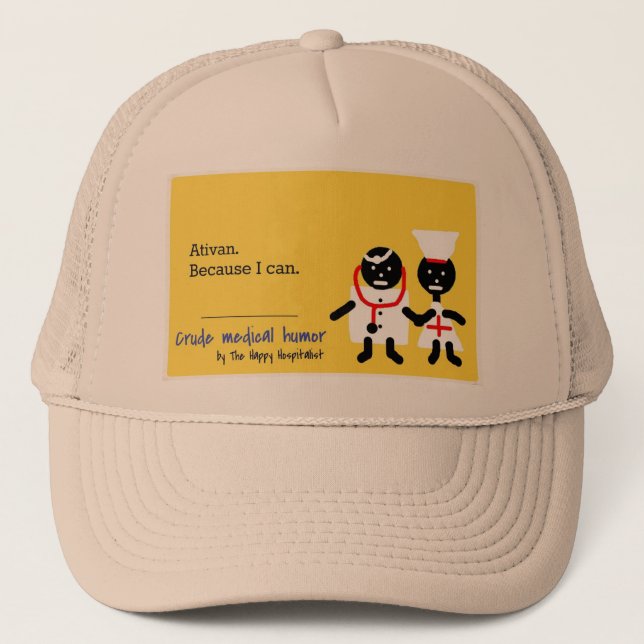 Gorra De Camionero Humor médico (Anverso)