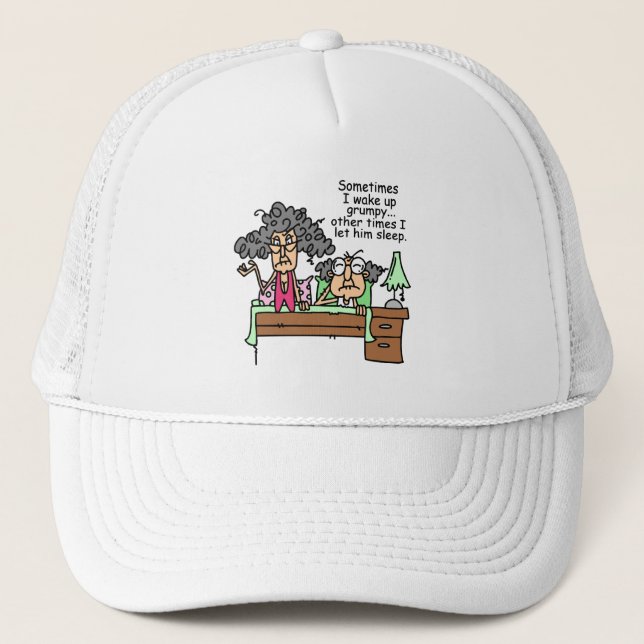 Gorra De Camionero Humorística deja dormir mal (Anverso)