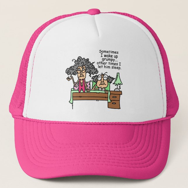 Gorra De Camionero Humorística deja dormir mal (Anverso)