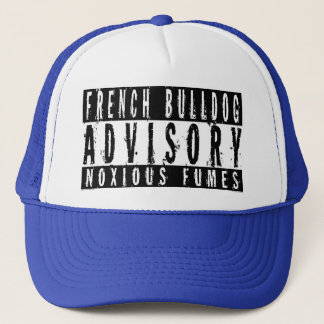 Gorra De Camionero Humos nocivos consultivos del bulldog francés