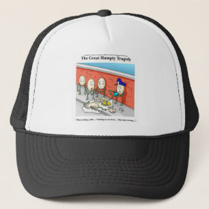 Gorra De Camionero Humpty Dumpty Investigación Policía Regalos Gracio