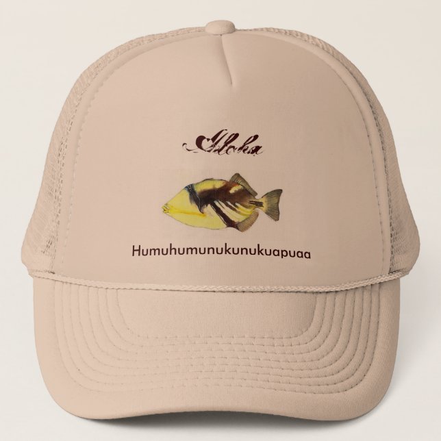 Gorra De Camionero Humuhumunukunukuapuaa, hawaiana (Anverso)
