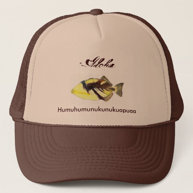 Gorra De Camionero Humuhumunukunukuapuaa, hawaiana (Anverso)
