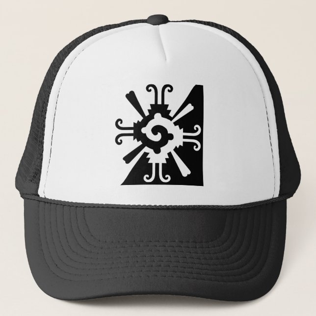 Gorra De Camionero Hunab Ku-Black y White (Anverso)