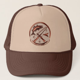 Gorra De Camionero Hunt & Fish in Rose Gold Style