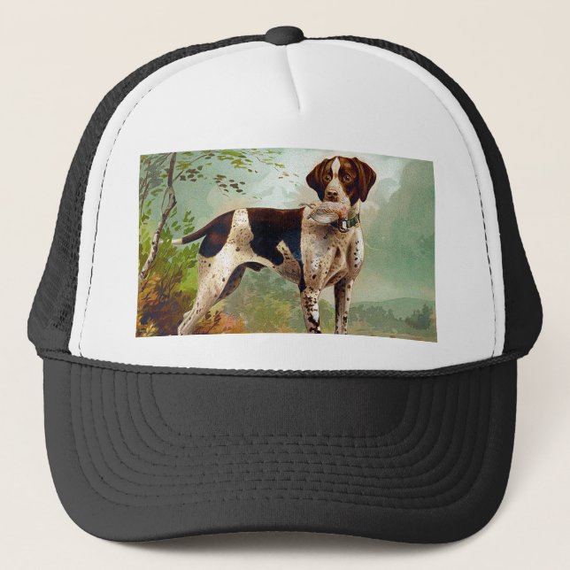 Gorra De Camionero Hunter dog with bird in mouth (Anverso)