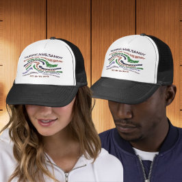 Gorra De Camionero Huracán Sandy Words