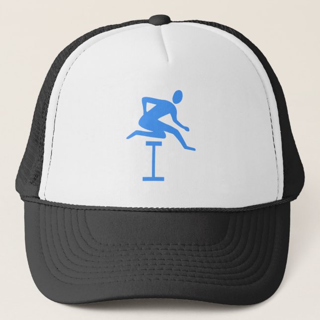 Gorra De Camionero Hurdling - Baby Blue (Anverso)