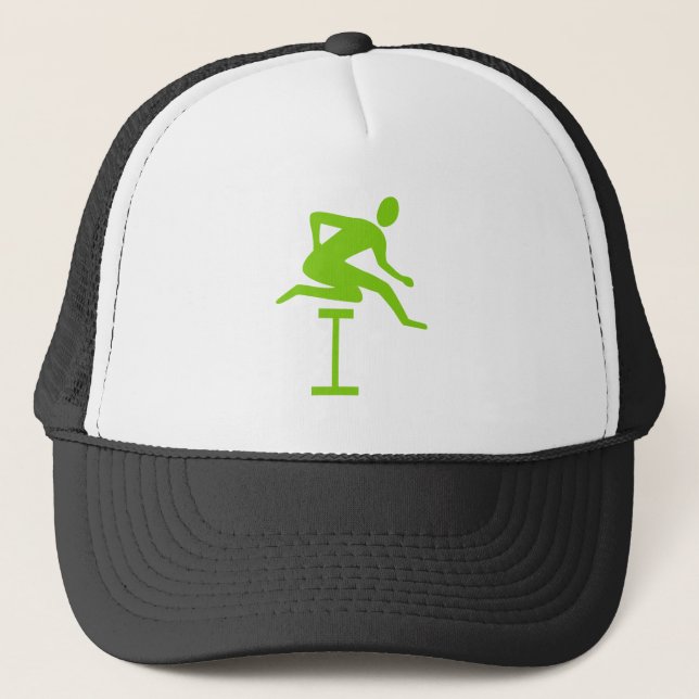 Gorra De Camionero Hurdling - Martian Green (Anverso)