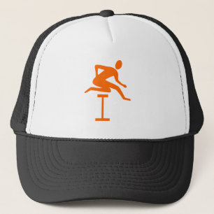 Gorra De Camionero Hurdling - Naranja