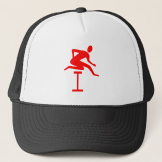Gorra De Camionero Hurdling - Rojo