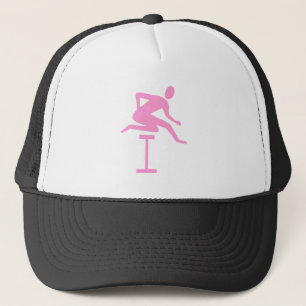 Gorra De Camionero Hurdling - Rosa