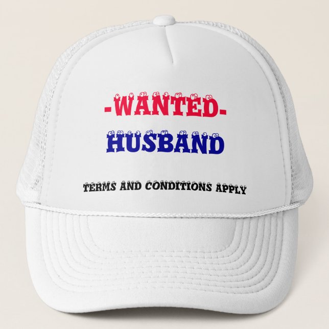 GORRA DE CAMIONERO ¡HUSBAND QUERÍA! (Anverso)