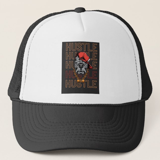 Gorra De Camionero Hustle, Hustle, Hustle, Hustle (Anverso)