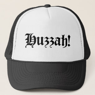 Gorra De Camionero ¡Huzzah! {Tipografía medieval}