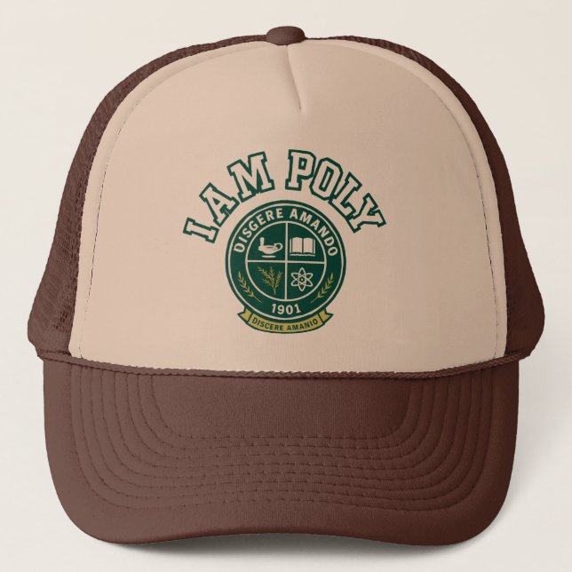 Gorra de camionero I AM POLY (Anverso)