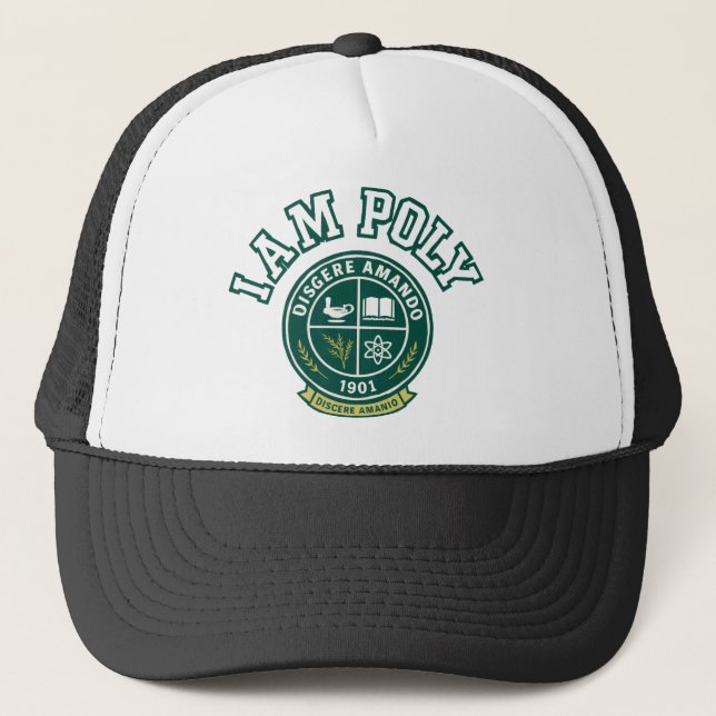 Gorra de camionero I AM POLY (Anverso)