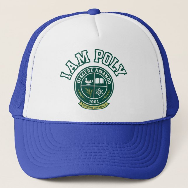 Gorra de camionero I AM POLY (Anverso)