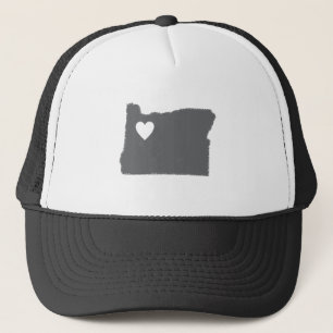 Gorra De Camionero I amor del estado del esquema de la mirada del