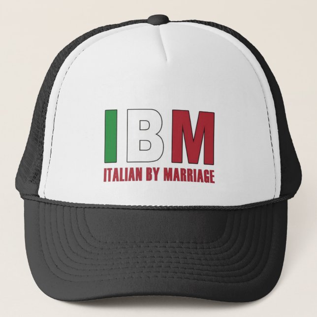 GORRA DE CAMIONERO I B M (Anverso)