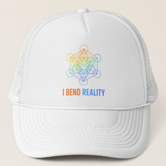 Gorra De Camionero I Bend Reality – Sacred Geometry Energy Design (Anverso)
