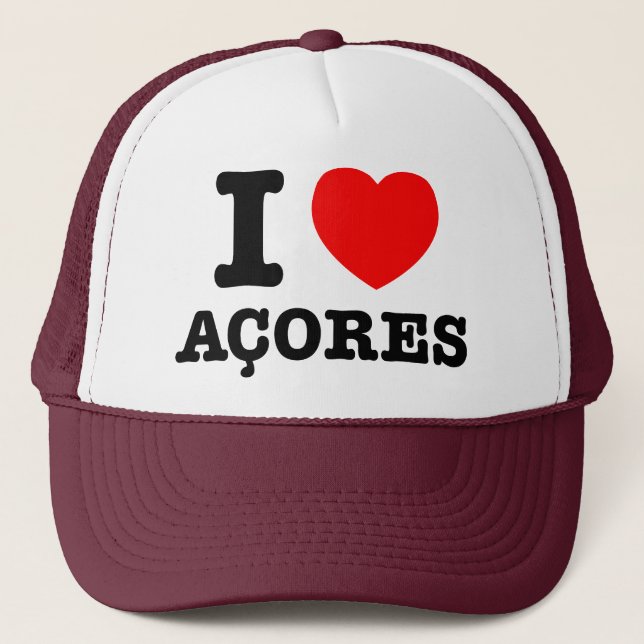 Gorra De Camionero I corazón Acores (Anverso)