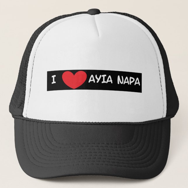 Gorra De Camionero I corazón Ayia Napa (Anverso)